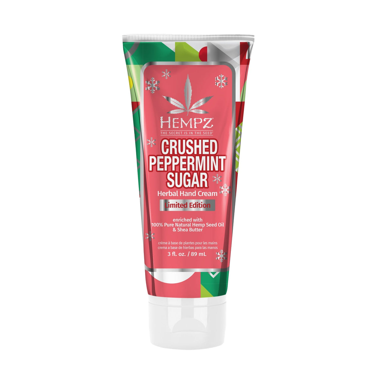 Hempz Crushed Peppermint Sugar Hand Cream 3oz