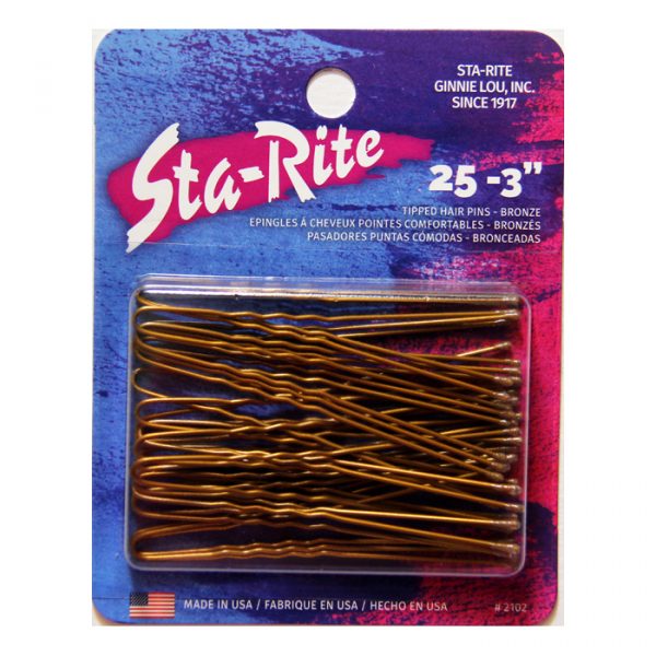 Sta-Rite 3" Tipped Hair Pins - 25pk