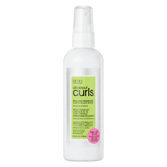 All About Curls Brilliant Moisture Hair & Scalp Spray 4oz