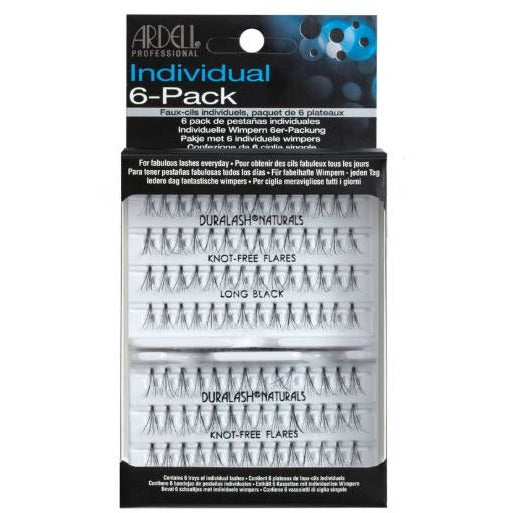 Ardell Ind Knot-Free Flare Long Black 6pk