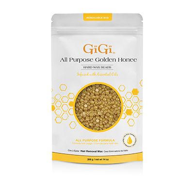 GiGi All Purpose Golden Honee Hard Wax Beads 14oz