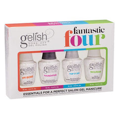 Gelish Fantastic Four (Top+Base+pH Bond+Cuticle Oil)