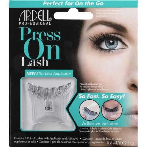 Ardell Press On Lash with Adhesive Pipette 109 Black