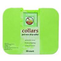 Clean + Easy Deluxe Pot Wax Collars - 50pk