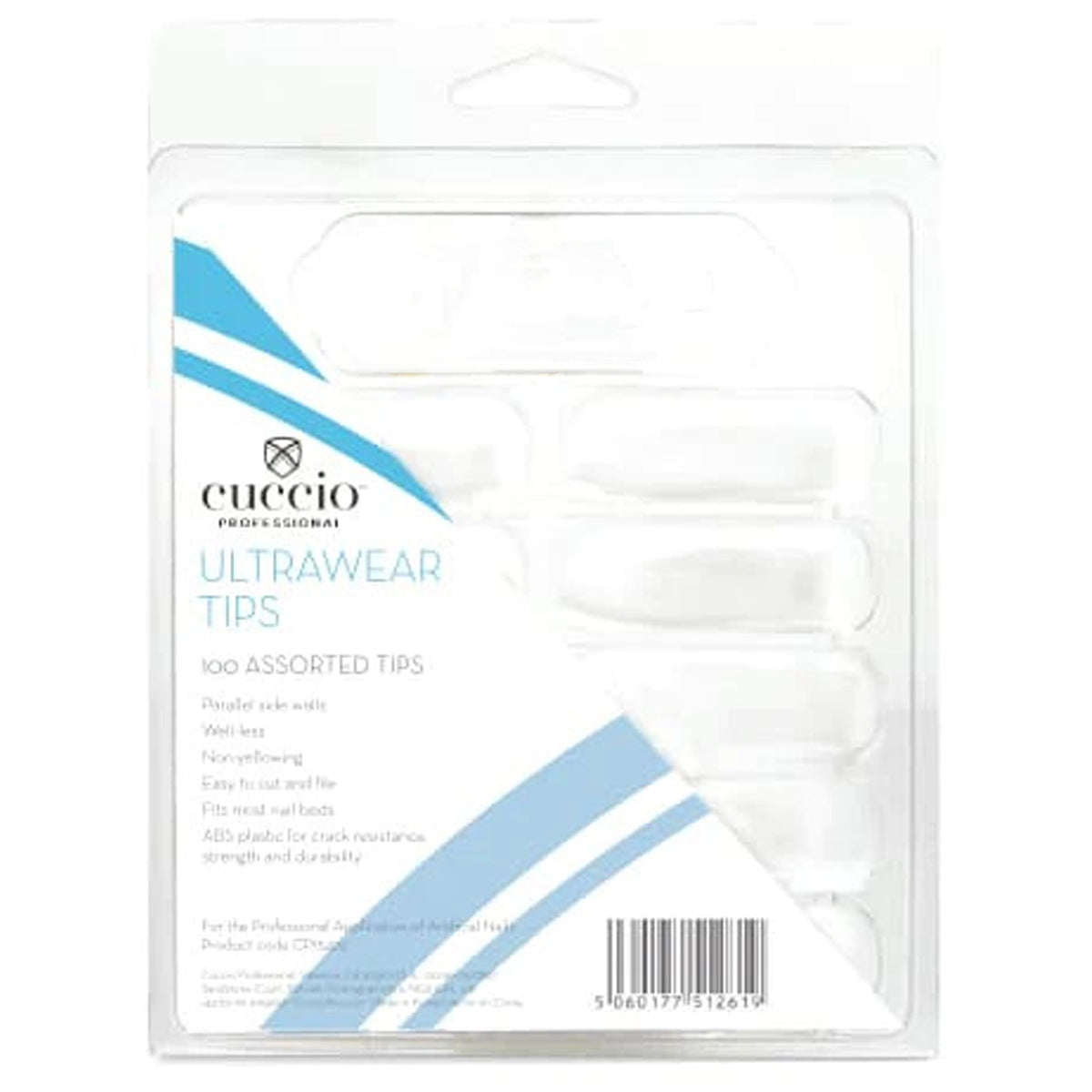 Cuccio Ultrawear Nail Tips Assorted 100pk