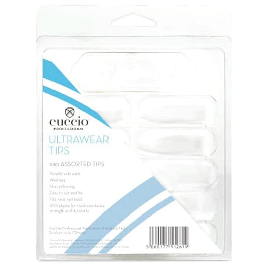 Cuccio Ultrawear Nail Tips Assorted 100pk