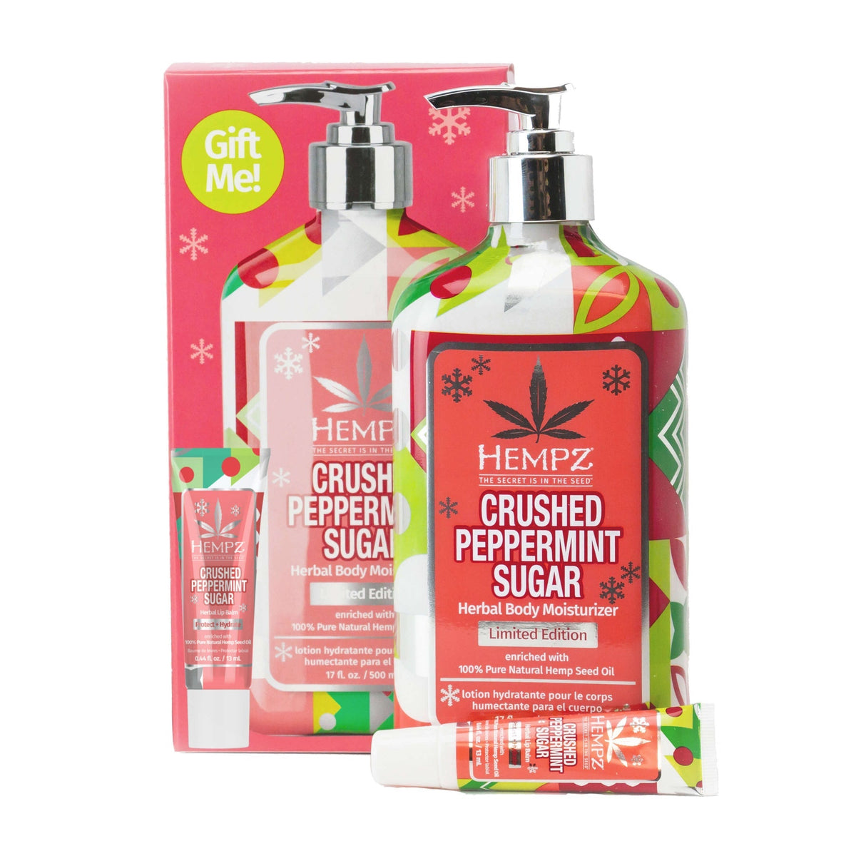 Hempz Crushed Peppermint Sugar Gift Set