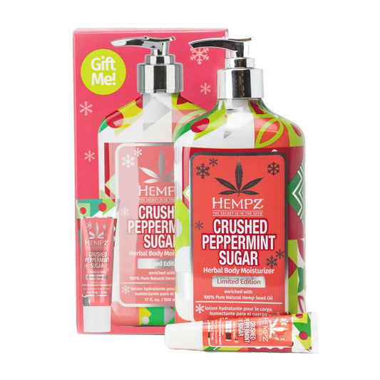 Hempz Crushed Peppermint Sugar Gift Set