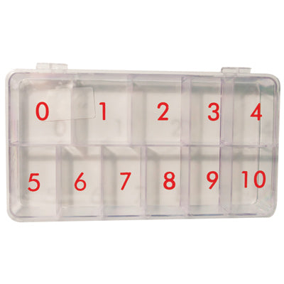 Debra Lynn Nail Tip Storage Box - Clear (DL-C214)