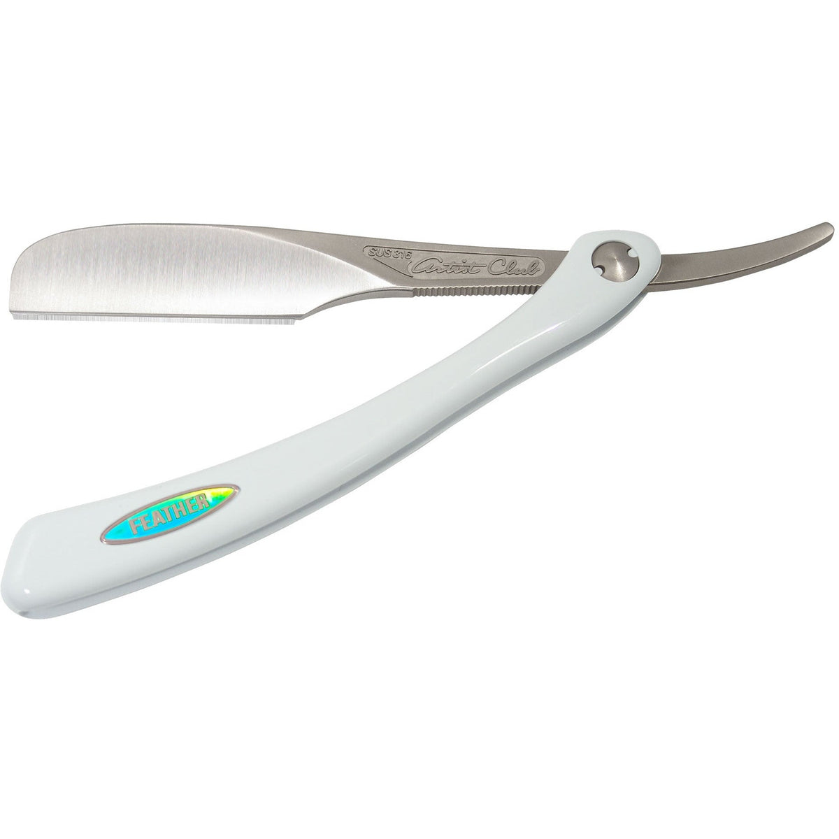 Feather Artist Club DX Folding Pearl-White Razor