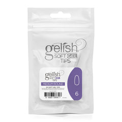 Gelish Soft Gel Tips - Medium Round