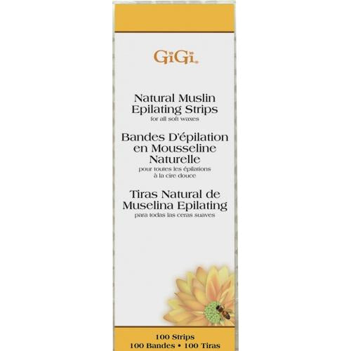 GiGi Natural Muslin Wax Strips