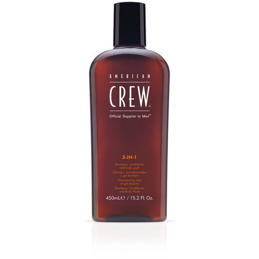 American Crew 3-In-1 Shampoo, Conditioner, Body Wash