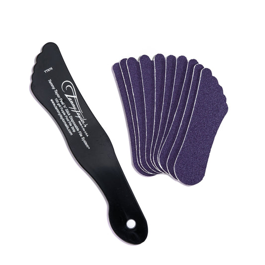 Tammy Taylor Purple Small Foot File Strip - 100 Grit - 25pk