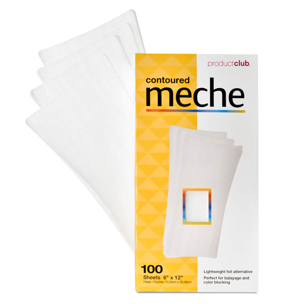 Product Club Contoured Meche Sheets 6"x12" - 100pk