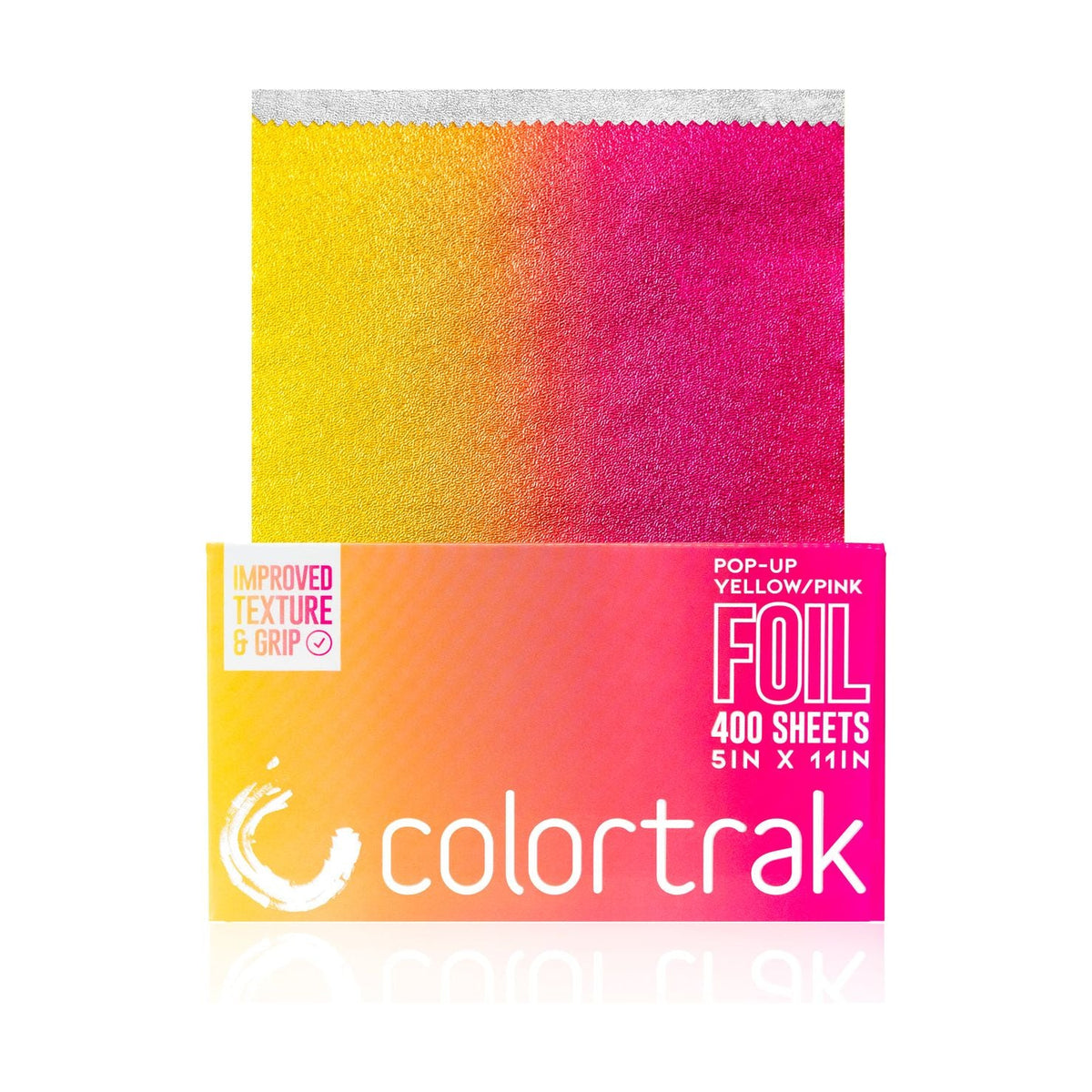 Color Trak Gradient Pop-Up Foil (400pk) - Yellow/Pink