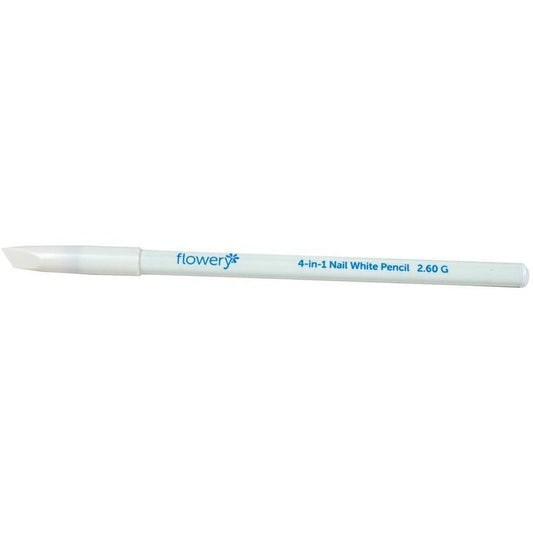 Flowery Nail White Pencil