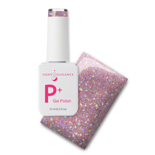 Light Elegance - P+ Free Spirits Glitter Gel Polish - 10ml