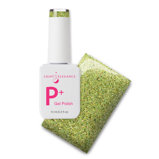 Light Elegance - P+ Peace And Love Glitter Gel Polish - 10ml