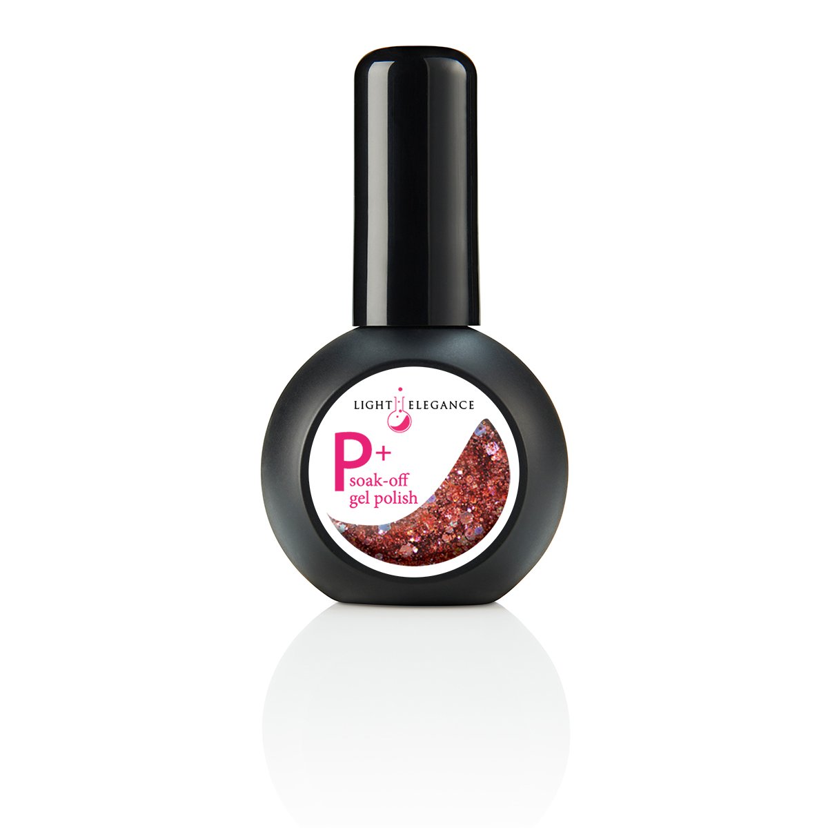 Light Elegance - P+ You Bring The Wine Glitter Polish (15ml)