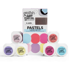 Gelish Art Form Gel - Pastel Color Gel Kit 6pk