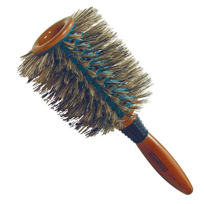 Scalpmaster Ceramic Round Wooden Vent Brush (SC5805)