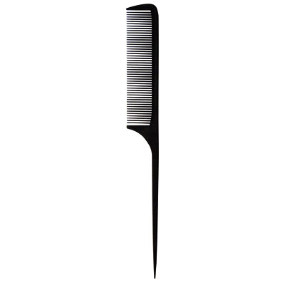 Salonchic 9 1/2" Rat Tail Carbon Comb (SC9182)