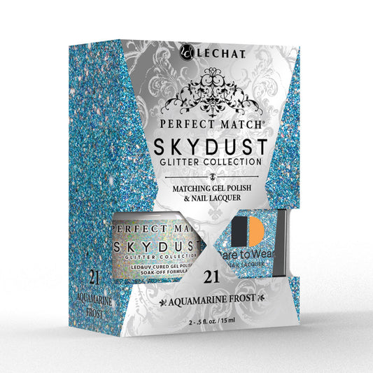 LeChat Perfect Match Skydust Duo - Aquamarine Frost 21