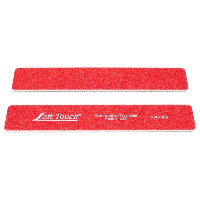 Soft Touch Jumbo Red Square File - 80/80