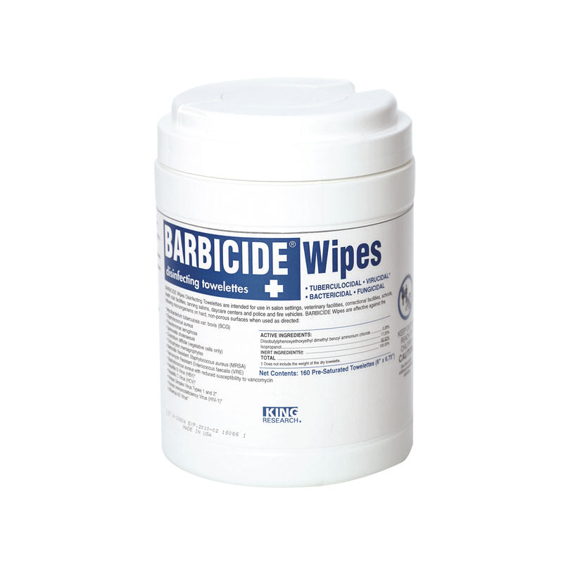 Barbicide Wipes 160pk