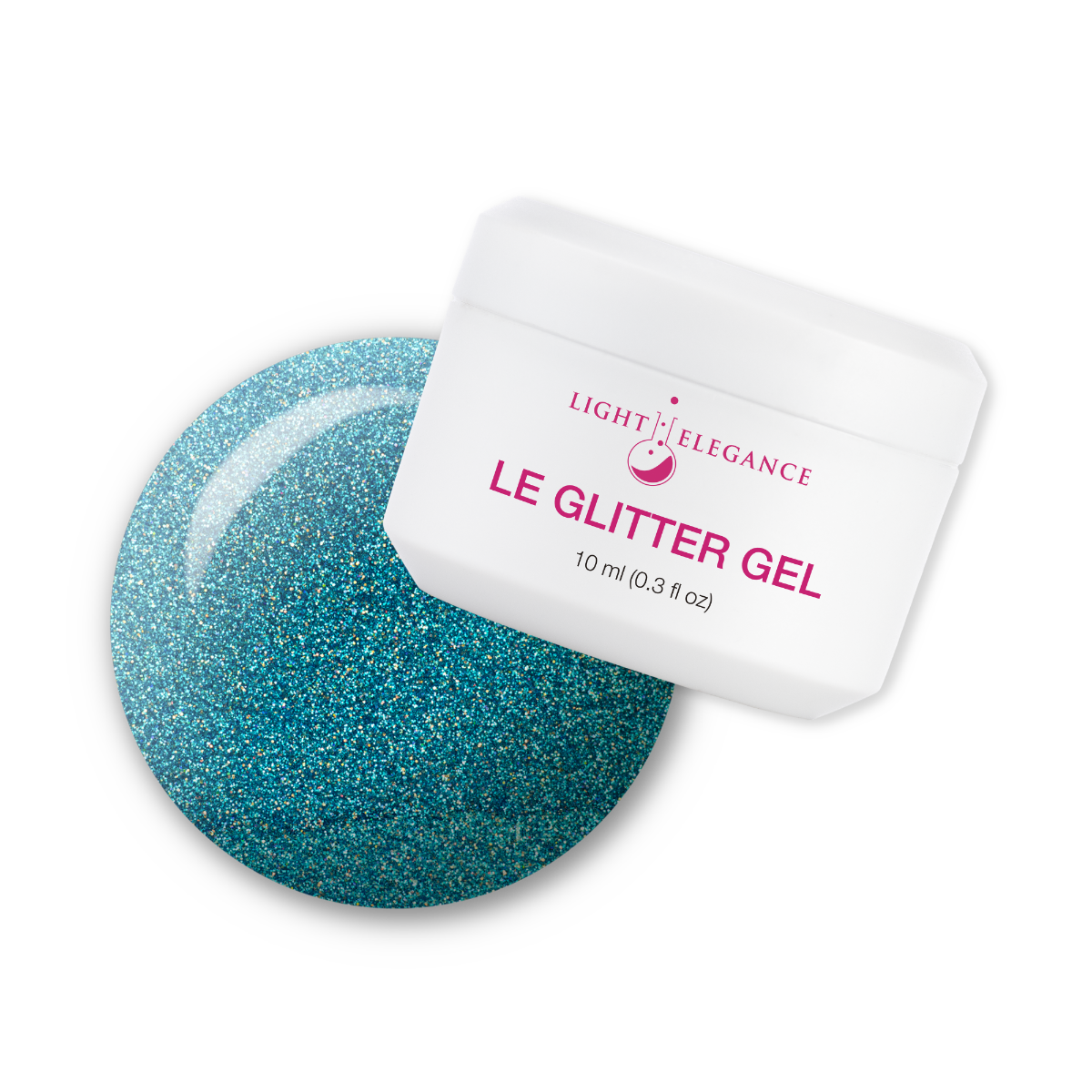 Light Elegance - Blast Off Blue Glitter Gel - 10ml