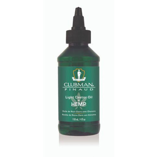 Clubman Castor Oil + Hemp 4oz - Light