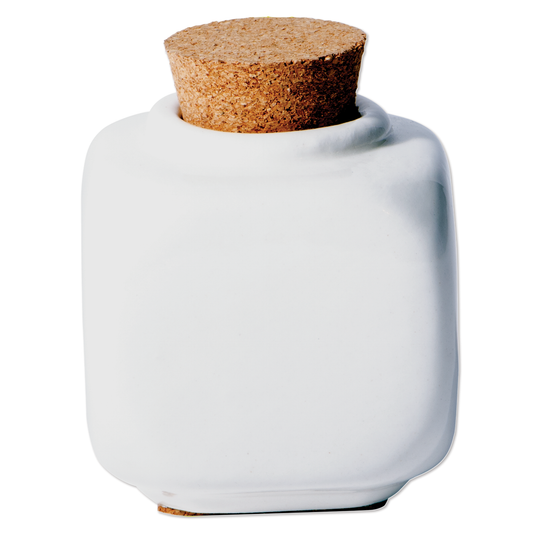 Debra Lynn Porcelain Jar With Lid 30ml - White (DL-C523)