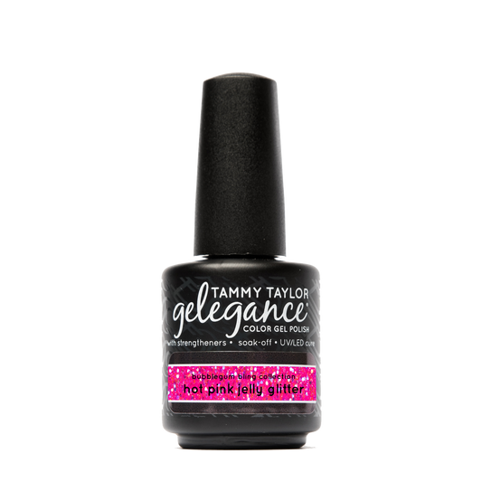 Tammy Taylor Gelegance - Hot Pink Jelly - Glitter