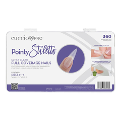 Cuccio Pointy Stiletto Tips 360pk