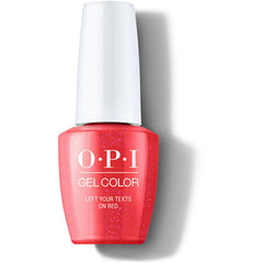 OPI GelColor - Left Your Texts On Red (GCS010)