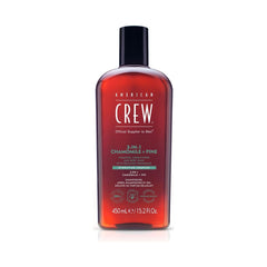 American Crew 3-In-1 Chamomile & Pine Shampoo, Conditioner, Body Wash