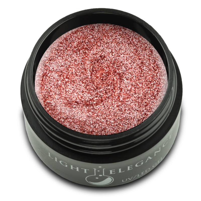 Light Elegance - Restful Rose Glitter Gel - 17ml