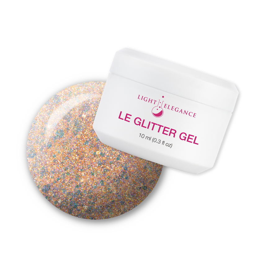 Light Elegance - Sandy Bottoms Glitter Gel - 10ml